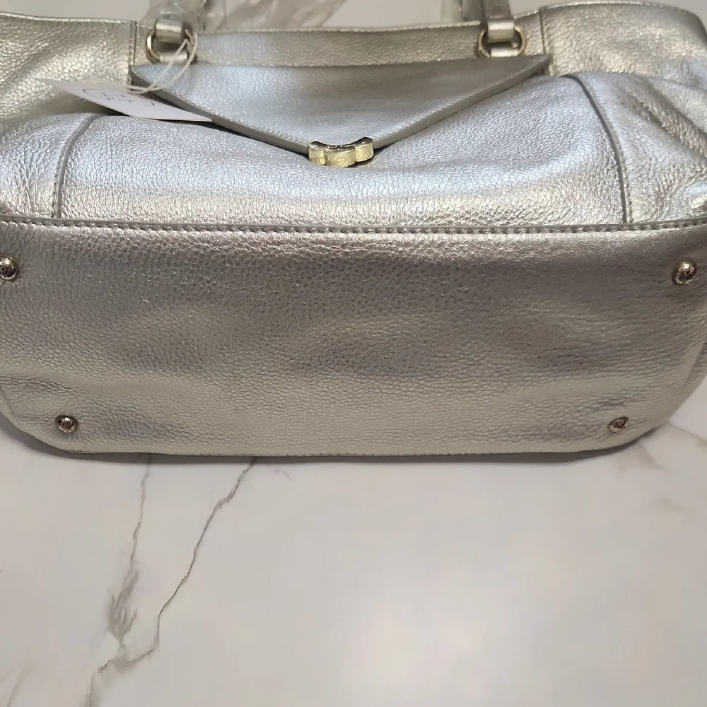 Jack Rogers Platinum Shoulder Bag. New With Tags..Half Off Retail! - Picture 9 of 12
